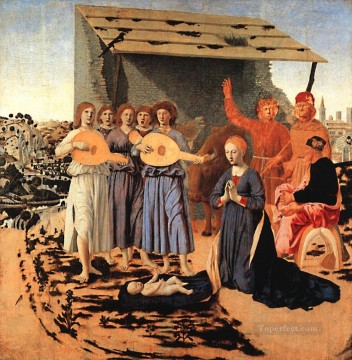  italiano Pintura Art%C3%ADstica - Natividad Renacimiento italiano humanismo Piero della Francesca